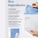 BIODANCE Hydro Cera-nol Real Deep Mask – Overnight Hydrogel Mask for Soothing, Moisturizing & Nourishing, 1.19oz (34g) × 4 Sheets